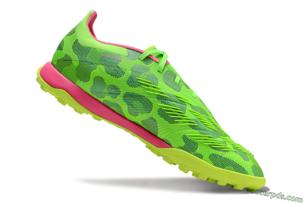Adidas Predator 24 Elite TF Low-Tops Football Shoes - Yellow/Purple/Pink 4