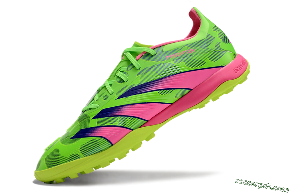 Adidas Predator 24 Elite TF Low-Tops Football Shoes - Yellow/Purple/Pink 5