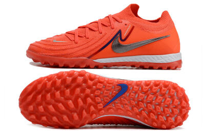 Nike Phantom GX 2 Elite TF Low-Tops Football Shoes - Red/Blue/Silver