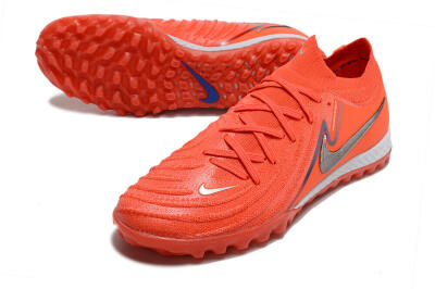 Nike Phantom GX 2 Elite TF Low-Tops Football Shoes - Red/Blue/Silver