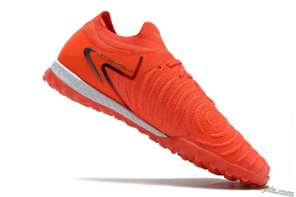 Nike Phantom GX 2 Elite TF Low-Tops Football Shoes - Red/Blue/Silver 4