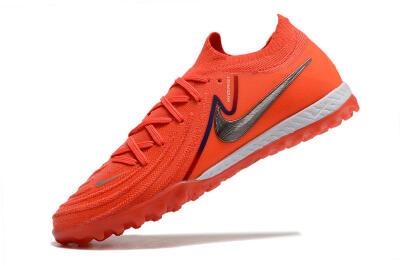 Nike Phantom GX 2 Elite TF Low-Tops Football Shoes - Red/Blue/Silver
