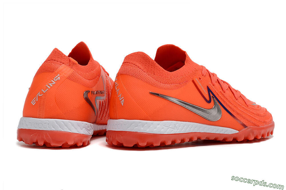 Nike Phantom GX 2 Elite TF Low-Tops Football Shoes - Red/Blue/Silver 6
