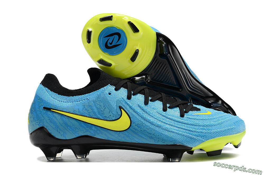 Nike Phantom Luna Elite NU FG Low-Tops Football Boots - Blue/Black/Yellow 1