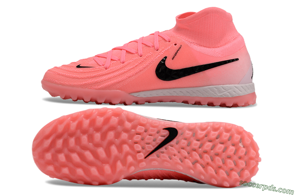 Nike Phantom Luna Elite NU TF High-Tops Football Shoes - Red/Pink/Black 0