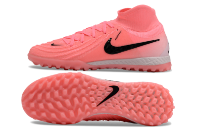 Nike Phantom Luna Elite NU TF High-Tops Football Shoes - Red/Pink/Black