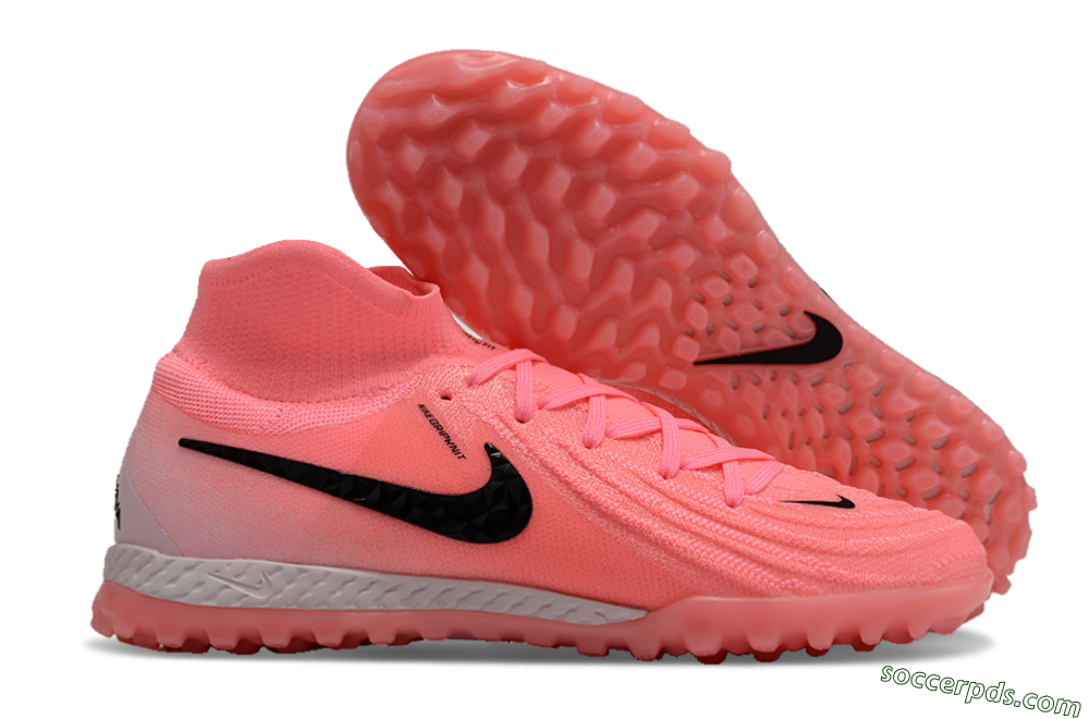 Nike Phantom Luna Elite NU TF High-Tops Football Shoes - Red/Pink/Black 1