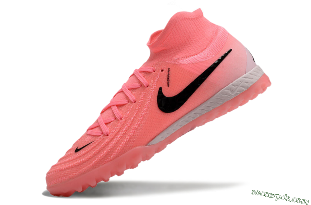 Nike Phantom Luna Elite NU TF High-Tops Football Shoes - Red/Pink/Black 5