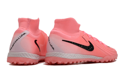 Nike Phantom Luna Elite NU TF High-Tops Football Shoes - Red/Pink/Black