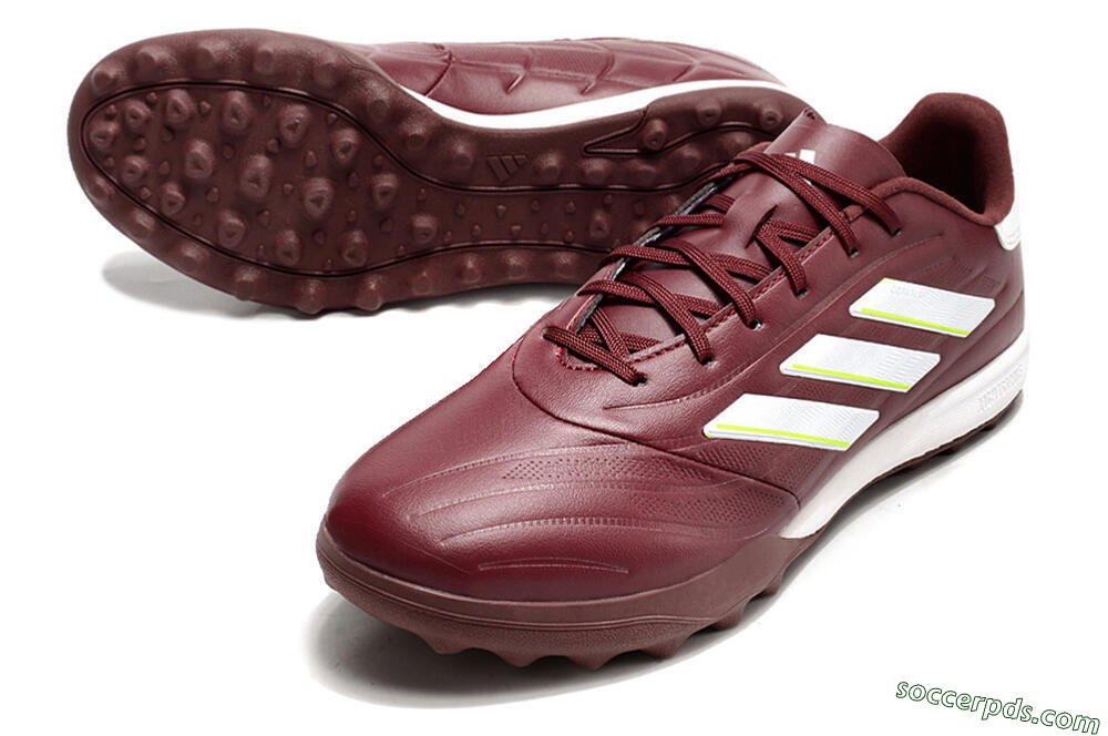 Adidas Copa Pure.3 TF Low-Tops Football Shoes - Red/White/Yellow 3