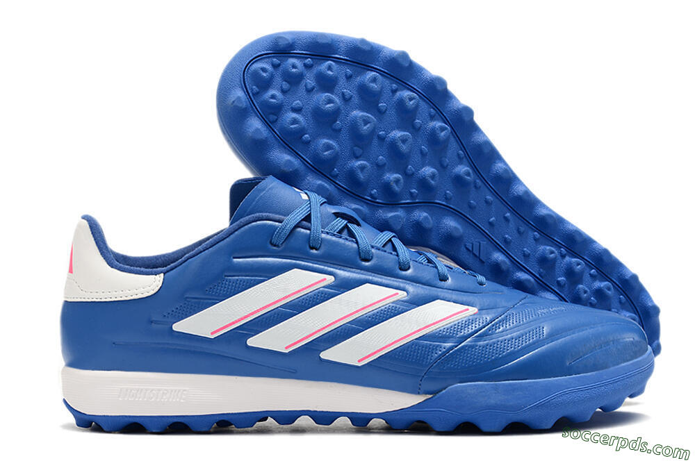 Adidas Copa Pure.3 TF Low-Tops Football Shoes - Blue/White/Pink 1