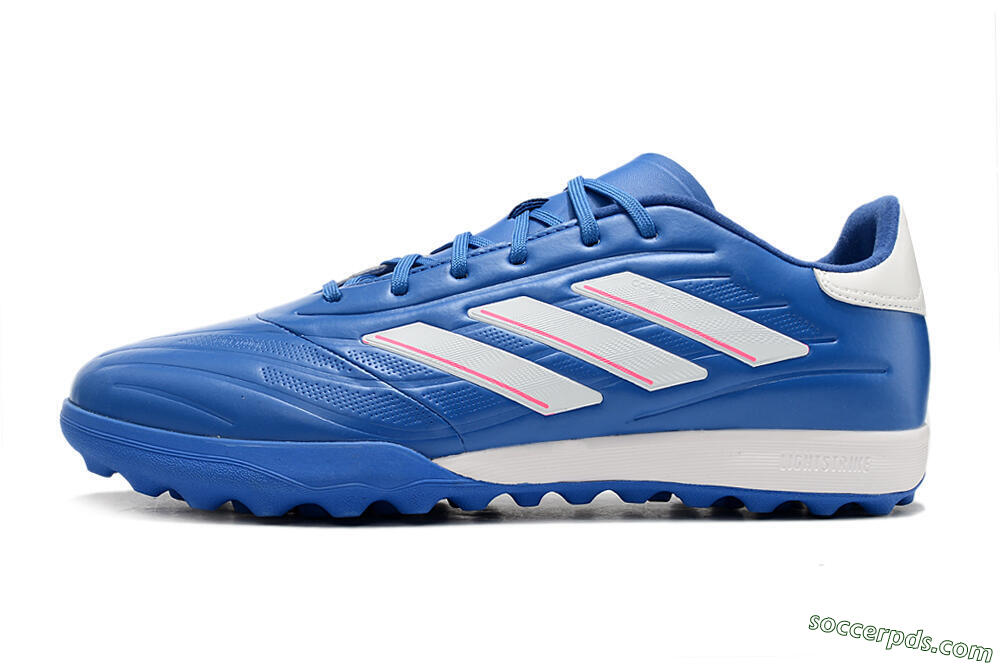 Adidas Copa Pure.3 TF Low-Tops Football Shoes - Blue/White/Pink 2