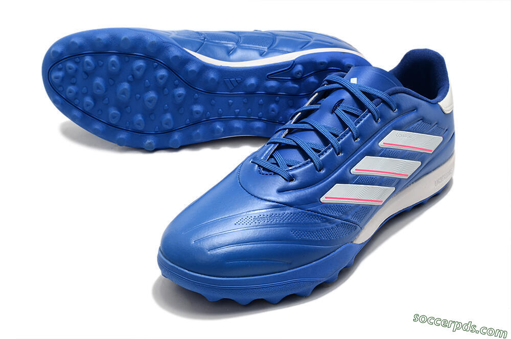 Adidas Copa Pure.3 TF Low-Tops Football Shoes - Blue/White/Pink 3