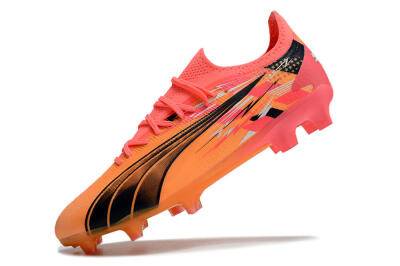 Puma Ultra Ultimate FG Low-Tops Football Boots - Yellow/Black/Red