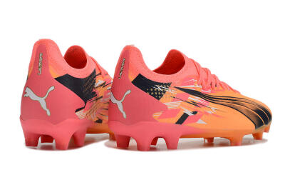 Puma Ultra Ultimate FG Low-Tops Football Boots - Yellow/Black/Red