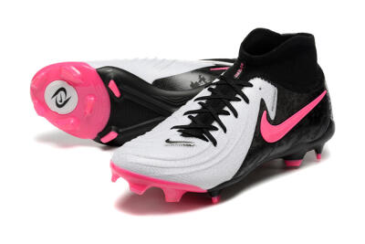 Nike Phantom Luna Elite FG High-Tops Football Boots - White/Black/Pink