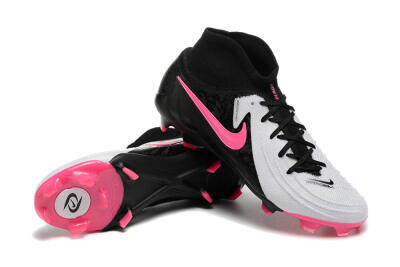Nike Phantom Luna Elite FG High-Tops Football Boots - White/Black/Pink