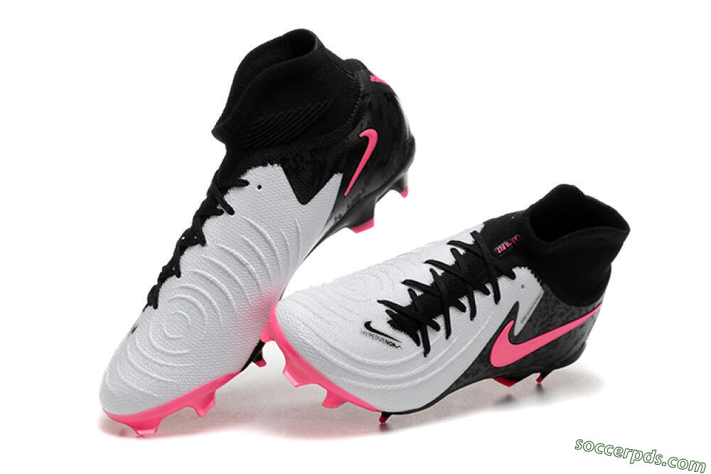 Nike Phantom Luna Elite FG High-Tops Football Boots - White/Black/Pink 6