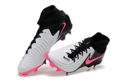 Nike Phantom Luna Elite FG High-Tops Football Boots - White/Black/Pink