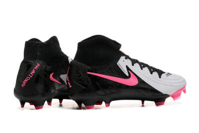 Nike Phantom Luna Elite FG High-Tops Football Boots - White/Black/Pink