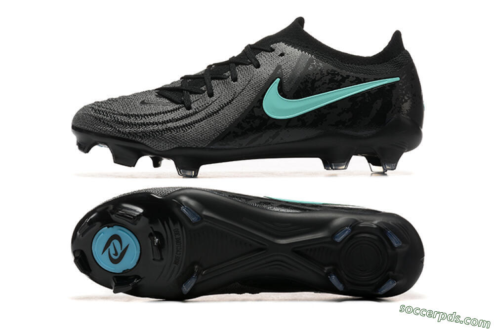 Nike Phantom Luna Elite FG Low-Tops Football Boots - Grey/Black/Jade 0