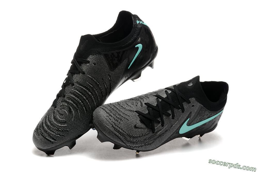 Nike Phantom Luna Elite FG Low-Tops Football Boots - Grey/Black/Jade 6