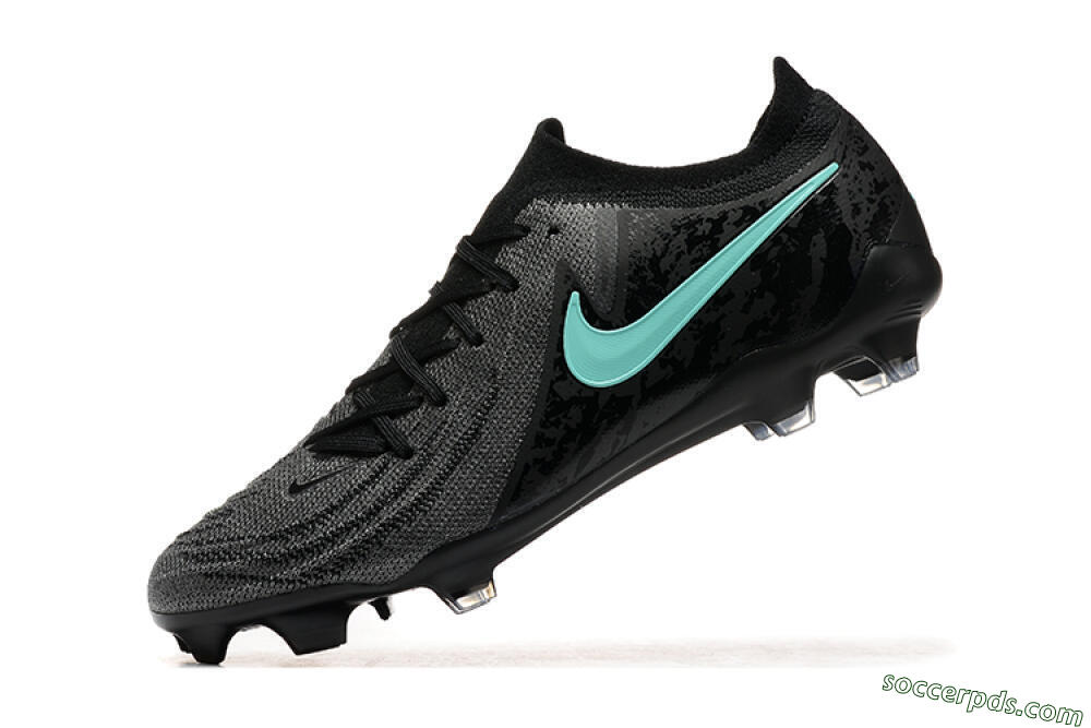 Nike Phantom Luna Elite FG Low-Tops Football Boots - Grey/Black/Jade 8