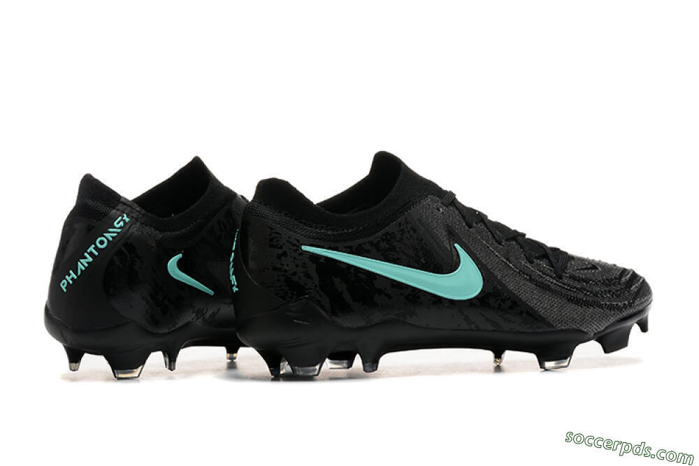 Nike Phantom Luna Elite FG Low-Tops Football Boots - Grey/Black/Jade 9