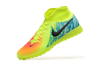 Nike Phantom GX 2 Luna Elite TF High-Tops Football Shoes - Yellow/Blue/Black