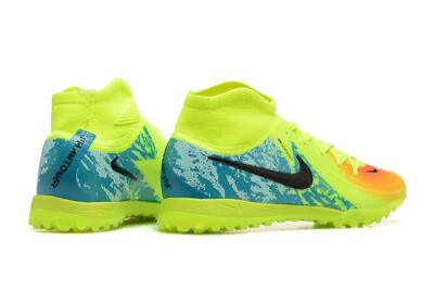 Nike Phantom GX 2 Luna Elite TF High-Tops Football Shoes - Yellow/Blue/Black