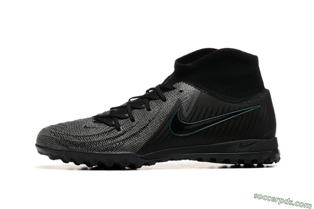 Nike Phantom GX 2 Luna Elite TF High-Tops Football Shoes - Grey/Black/Jade 2