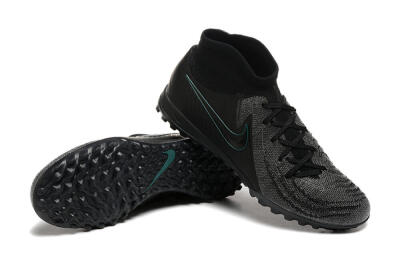 Nike Phantom GX 2 Luna Elite TF High-Tops Football Shoes - Grey/Black/Jade