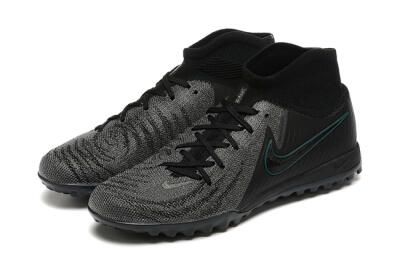 Nike Phantom GX 2 Luna Elite TF High-Tops Football Shoes - Grey/Black/Jade