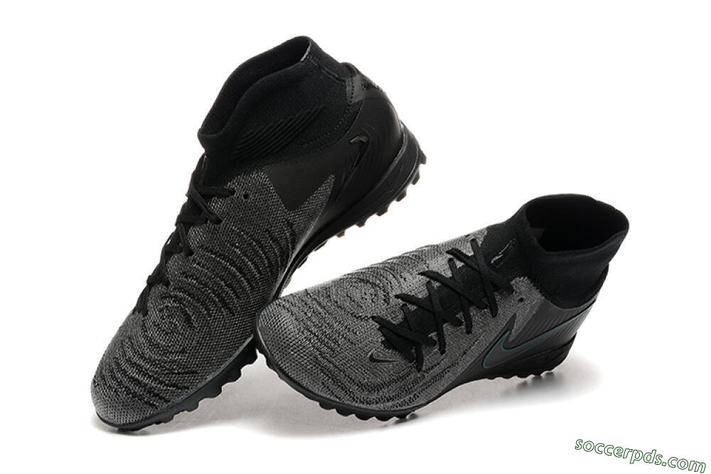 Nike Phantom GX 2 Luna Elite TF High-Tops Football Shoes - Grey/Black/Jade 6