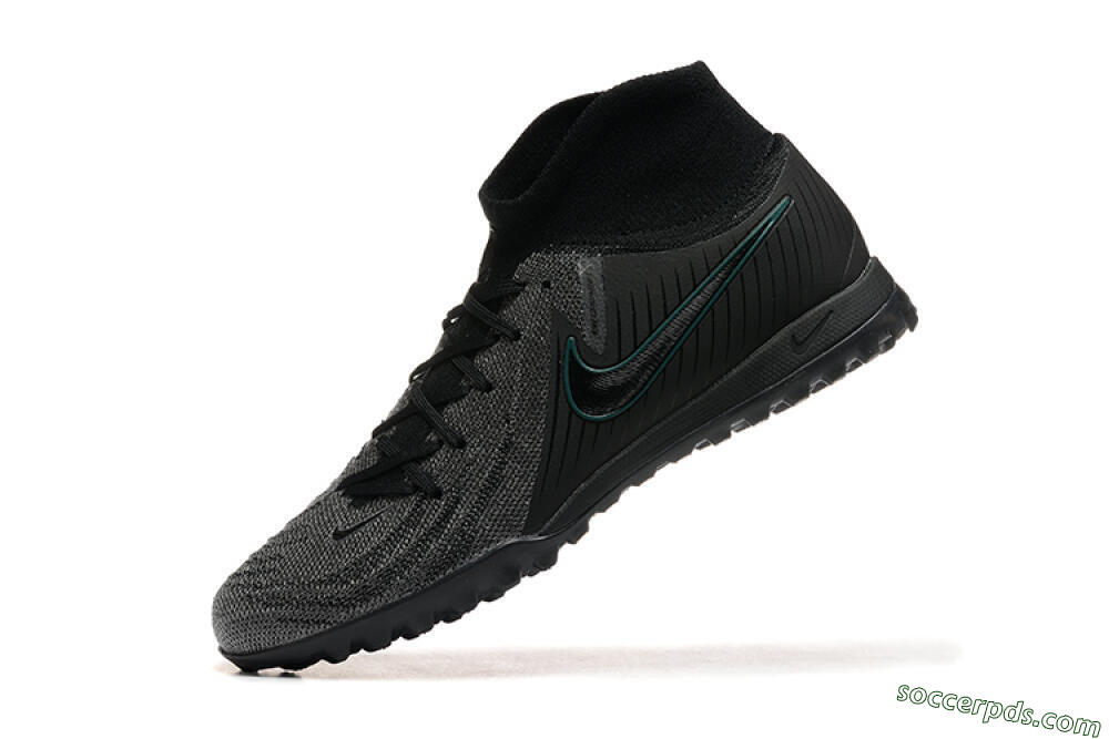 Nike Phantom GX 2 Luna Elite TF High-Tops Football Shoes - Grey/Black/Jade 8