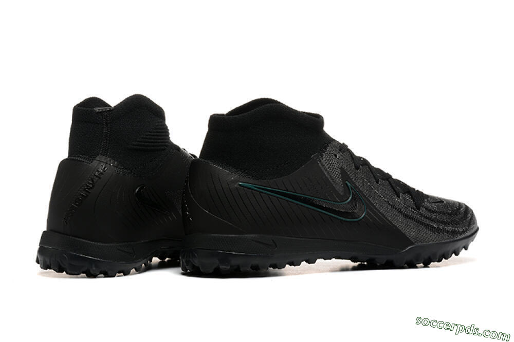 Nike Phantom GX 2 Luna Elite TF High-Tops Football Shoes - Grey/Black/Jade 9