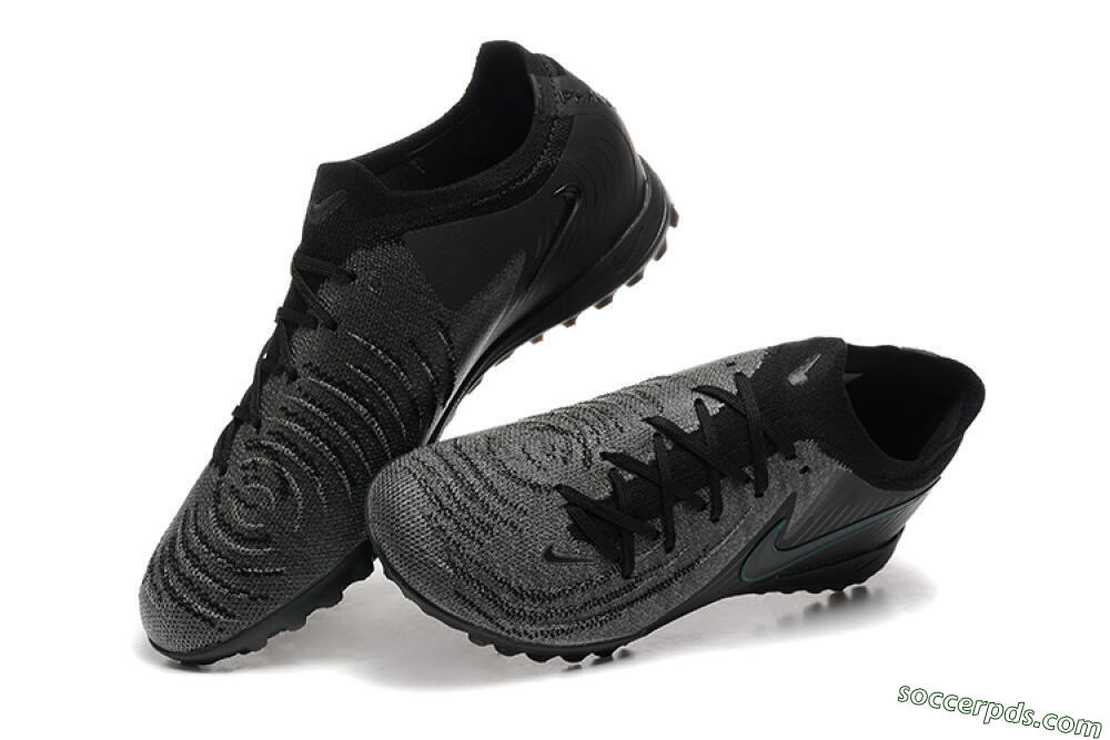 Nike Phantom GX 2 Elite TF Low-Tops Football Shoes - Grey/Black/Jade 6