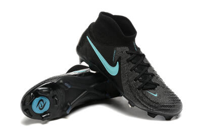 Nike Phantom Luna Elite FG High-Tops Football Boots - Grey/Black/Jade