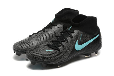 Nike Phantom Luna Elite FG High-Tops Football Boots - Grey/Black/Jade