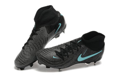Nike Phantom Luna Elite FG High-Tops Football Boots - Grey/Black/Jade