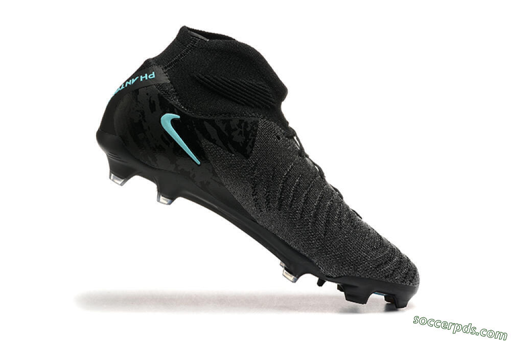 Nike Phantom Luna Elite FG High-Tops Football Boots - Grey/Black/Jade 7