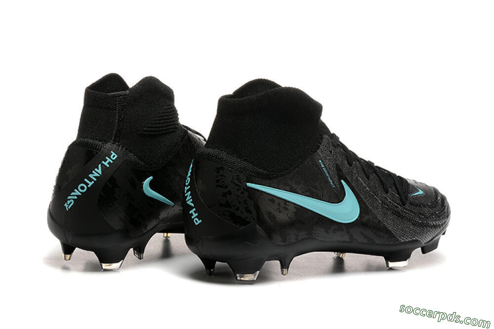 Nike Phantom Luna Elite FG High-Tops Football Boots - Grey/Black/Jade 9