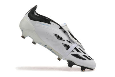 Adidas Predator Elite Foldover Tongue FG Low-Tops Football Boots - White/Rainbow