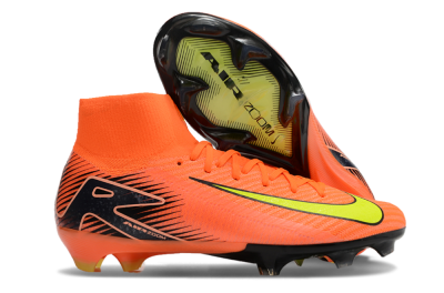 Nike Air Zoom Mercurial Superfly 10 Elite FG High-Tops Football Boots - Orange/Black/Yellow