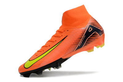 Nike Air Zoom Mercurial Superfly 10 Elite FG High-Tops Football Boots - Orange/Black/Yellow