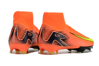 Nike Air Zoom Mercurial Superfly 10 Elite FG High-Tops Football Boots - Orange/Black/Yellow