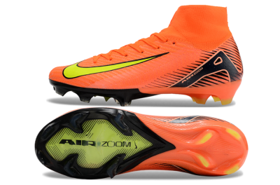Nike Air Zoom Mercurial Superfly 10 Elite FG High-Tops Football Boots - Orange/Black/Yellow