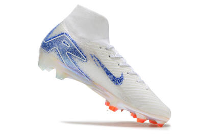 Nike Air Zoom Mercurial Superfly 10 Elite FG High-Tops Football Boots - Grey/Blue/Orange