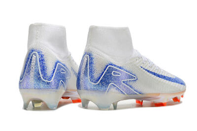 Nike Air Zoom Mercurial Superfly 10 Elite FG High-Tops Football Boots - Grey/Blue/Orange