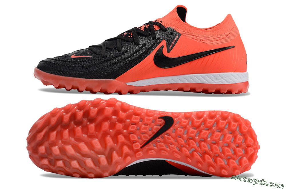 Nike Phantom GX II Elite TF Low-Tops Football Shoes - Red/Black/White 0